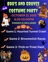 10/17: Pack Fitness Kids Night Out Boo's and Groves Costume Party