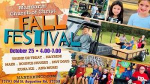 10/25: Mandarin Church of Christ Fall Festival