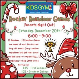 12/20: We Rock the Spectrum Rockin' Reindeer Games Parent's Night Out