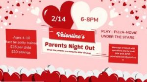 02/14: Piper's Place Discovery Museum Valentine's Parents Night Out