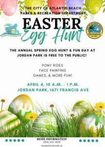 04/04:  Atlantic Beach Easter Egg Hunt
