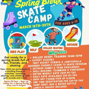 Skate Station Funworks Spring Break Camp