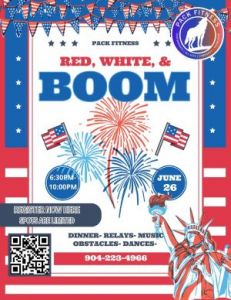 06/26: Pack Fitness Red, White, and BOOM Kids Night Out