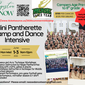 Nease Pantherette Summer Mini Camp & Middle School Intensive