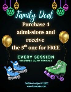 Skate Station Funworks Mandarin Family Deal