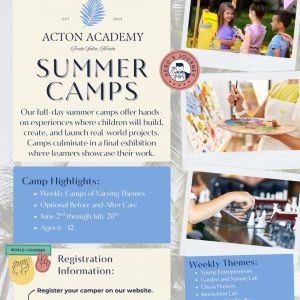 Acton Academy Ponte Vedra Summer Camps