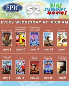 Epic Theatres at Oakleaf Summer Shows