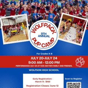 Wolfson Cheerleading Pup Camp