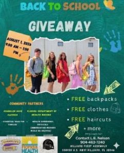 08/01: Hilliard First Assembly of God Backpack Blessings