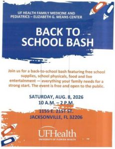 08/08: UF Health Back to School Bash
