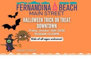 10/30: Fernandina Beach Main Street Halloween Trick or Treat Downtown