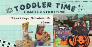 10/15: Paisley Grace Makery Toddler Time Happy Meow-Ween Little Pumpkin
