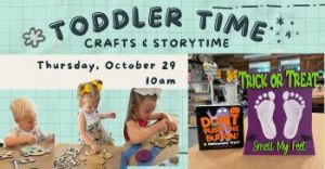 10/29: Paisley Grace Makery Toddler Time Don't Push the Button