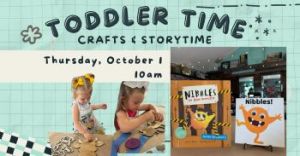 10/08: Paisley Grace Makery Toddler Time Nibbles the Monster