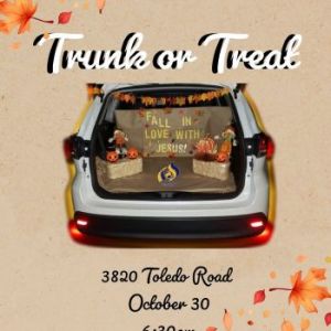10/30: Light of the World Christian Church Trunk or Treat